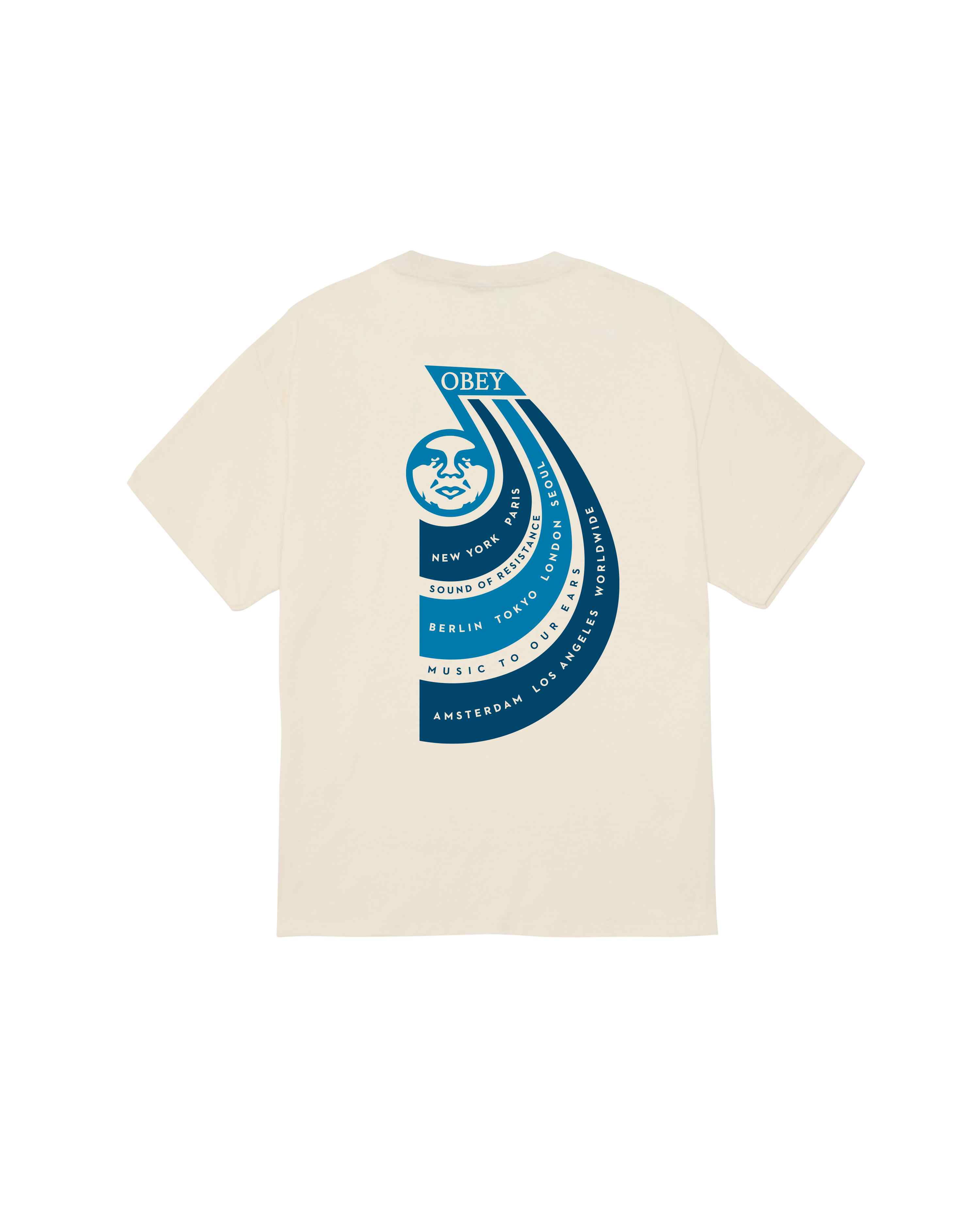 OBEY SOUNDS OF RESISTANCE TEE - Tôpette Skateboards & Lifestyle